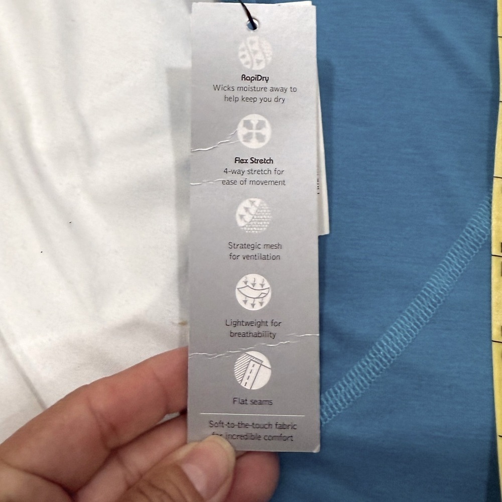 Ideology NWT Determined Blue Women's Top size M - Picture 6 of 7